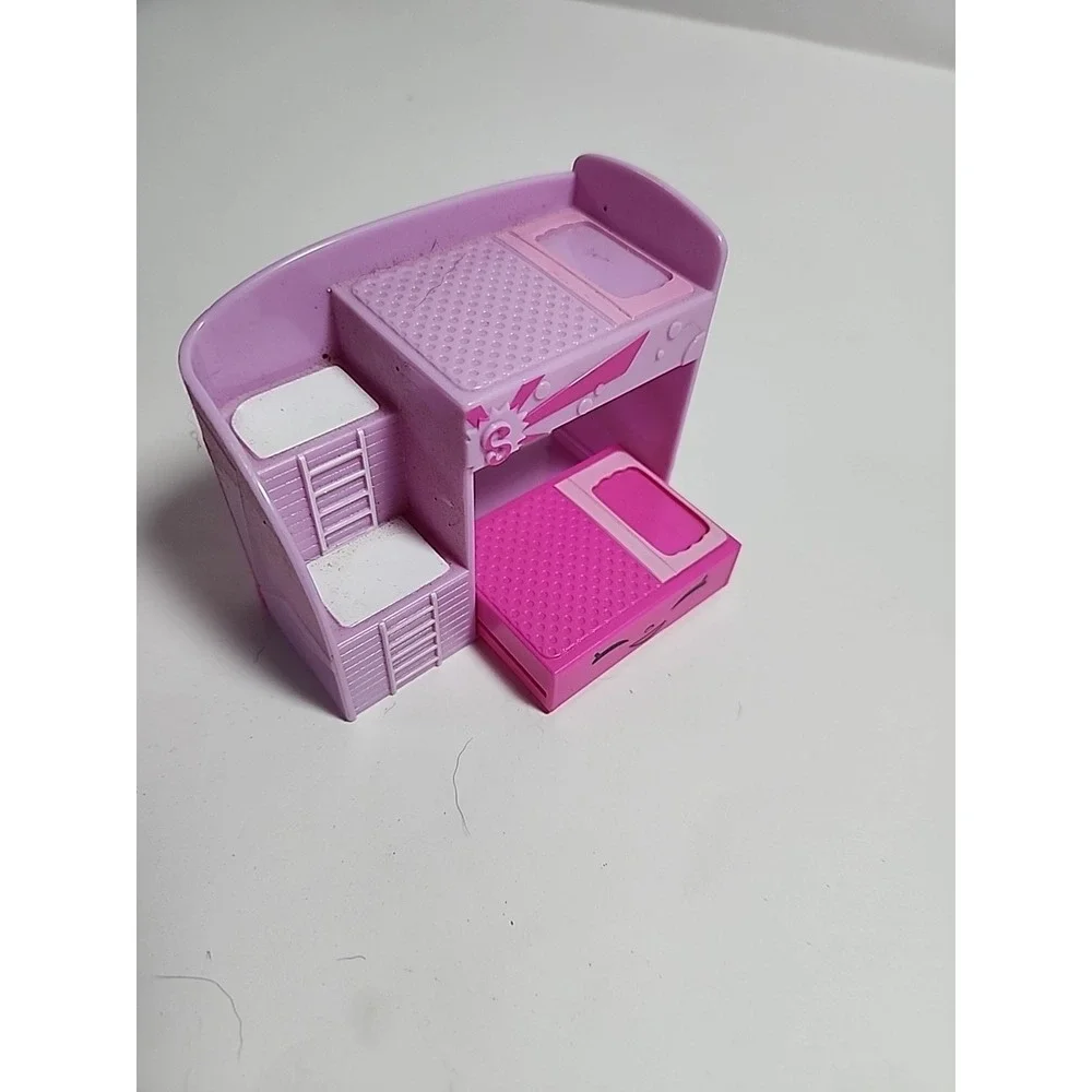 Shopkins Fashion Spree Slumber‎ Bunk Bed Wardrobe Closet Mini Playtime Playset✨